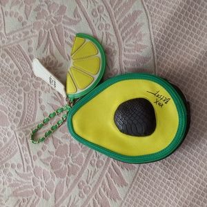 Betsey Johnson Avocado Wristlet Purse